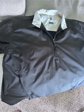 Nike Black and White Golf Jacket
